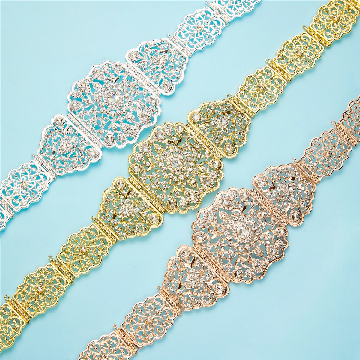 2022 New Jewelry Belt Women's Wedding Accessories Adjustable Shiny Gilded Metal Dress Accessories Moroccan Style Belt
2022 New Jewelry Belt Women's Wedding Accessories Adjustable Shiny Gilded Metal Dress Accessories Moroccan Style Belt