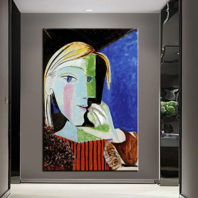 100% Hand Painted Famous Painting Woman Character Abstract Picasso Canvas Painting Wall Art Pictures for Living Room Decor
100% Hand Painted Famous Painting Woman Character Abstract Picasso Canvas Painting Wall Art Pictures for Living Room Decor