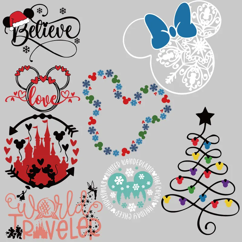 Brand Cute Mickey pattern Christmas series applique for cloth Heat Vinyl Ironing Stickers Decor DIY Appliques
Brand Cute Mickey pattern Christmas series applique for cloth Heat Vinyl Ironing Stickers Decor DIY Appliques