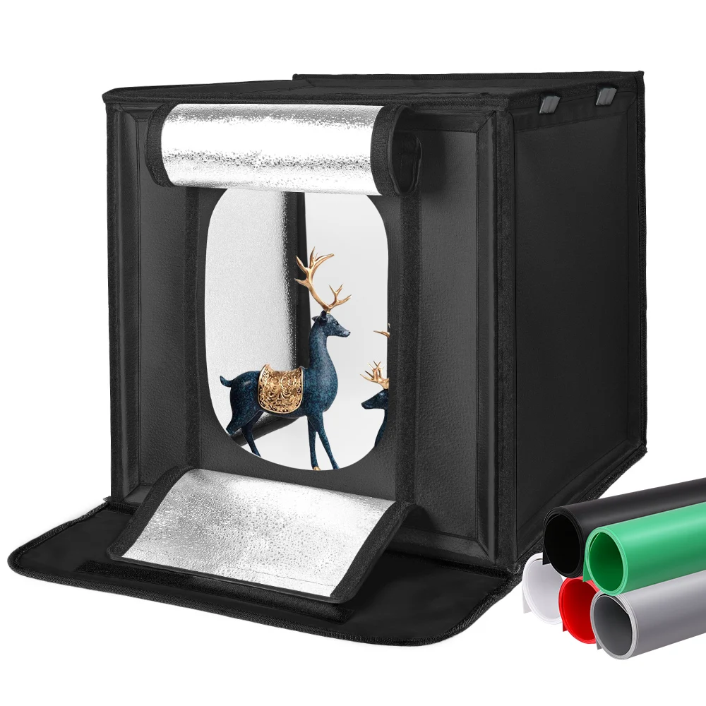 45cm 65cm Table Shooting Tents Photo Studio Softbox Kits With 5 PVC Background Foldable Photography Lightbox for Items Display
45cm 65cm Table Shooting Tents Photo Studio Softbox Kits With 5 PVC Background Foldable Photography Lightbox for Items Display