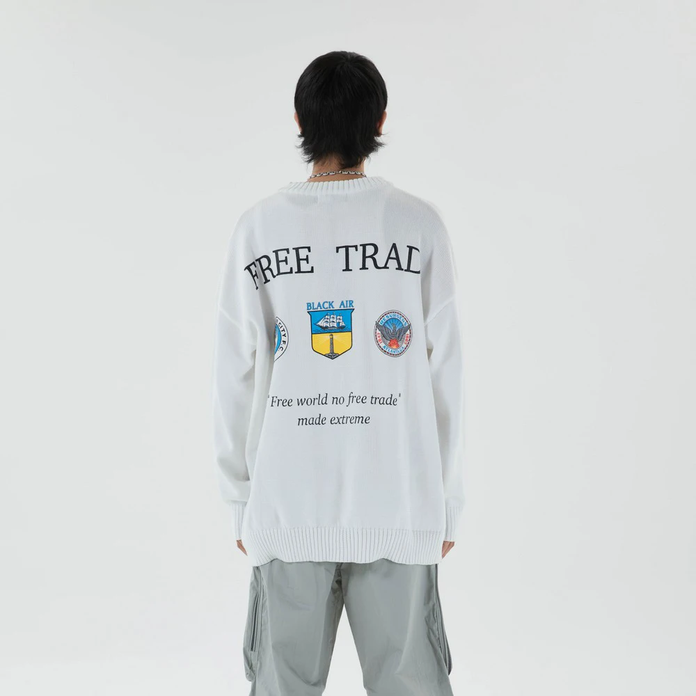 Letter Knitted Casual Designer Oversized Harajuku Winter Men Clothing Streetwear Mens Clothes Sweater Fashion New
Letter Knitted Casual Designer Oversized Harajuku Winter Men Clothing Streetwear Mens Clothes Sweater Fashion New