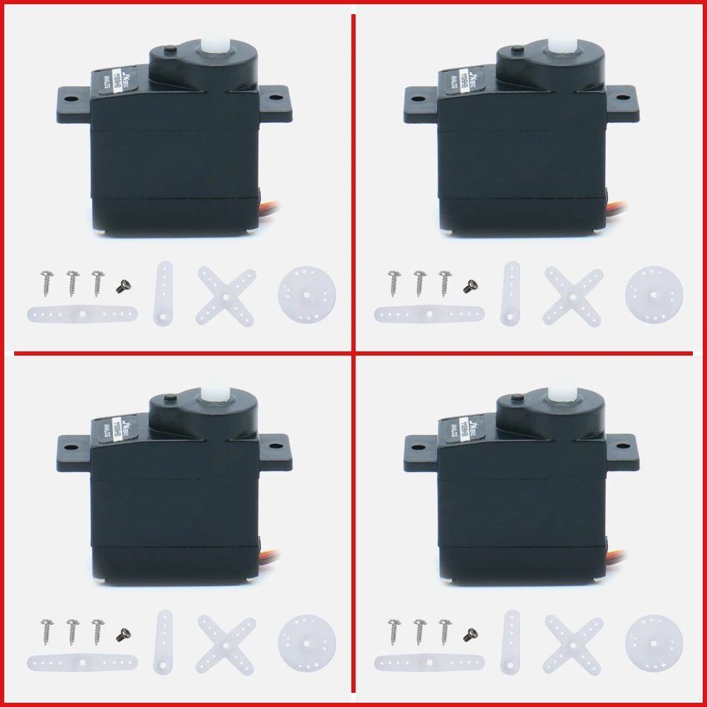 4PCS JX Servo PS-1181HB 18g 3.0kg Plastic Gear Analog Servo For for RC Car Boat Airplane Helicopter Robot Arm RC Toys
4PCS JX Servo PS-1181HB 18g 3.0kg Plastic Gear Analog Servo For for RC Car Boat Airplane Helicopter Robot Arm RC Toys