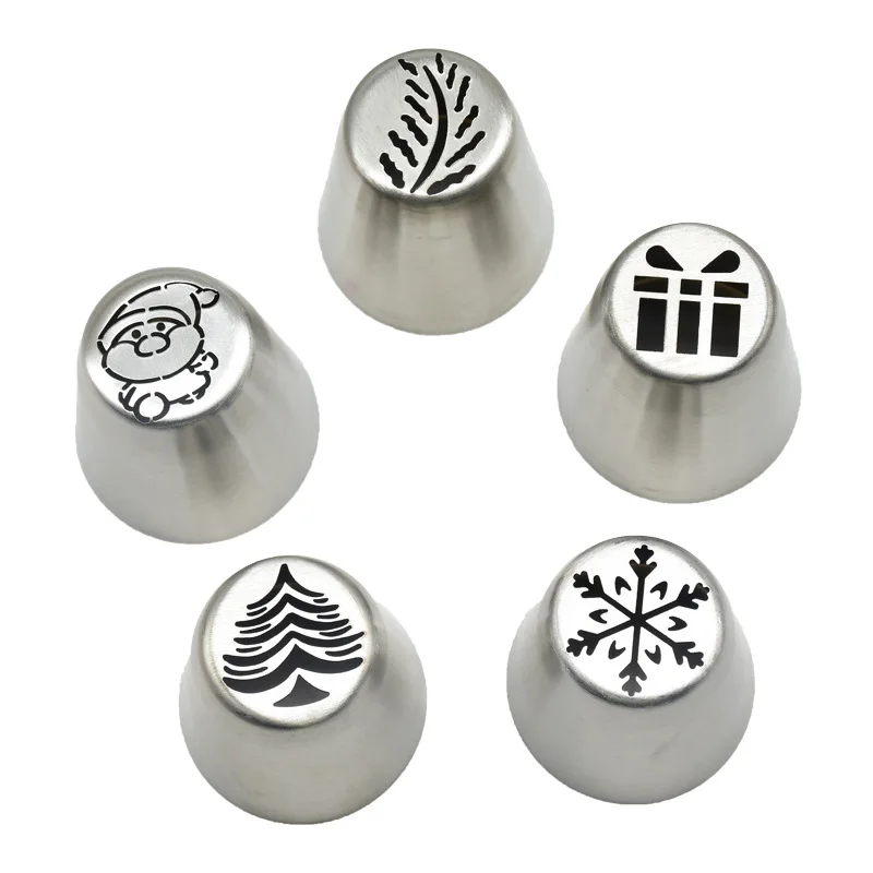5pcs confectionery equipment Set Christmas Tree Snowflake Gift for Cream Pastry Syringe Baking Nozzles Cake Decorating Tools
5pcs confectionery equipment Set Christmas Tree Snowflake Gift for Cream Pastry Syringe Baking Nozzles Cake Decorating Tools