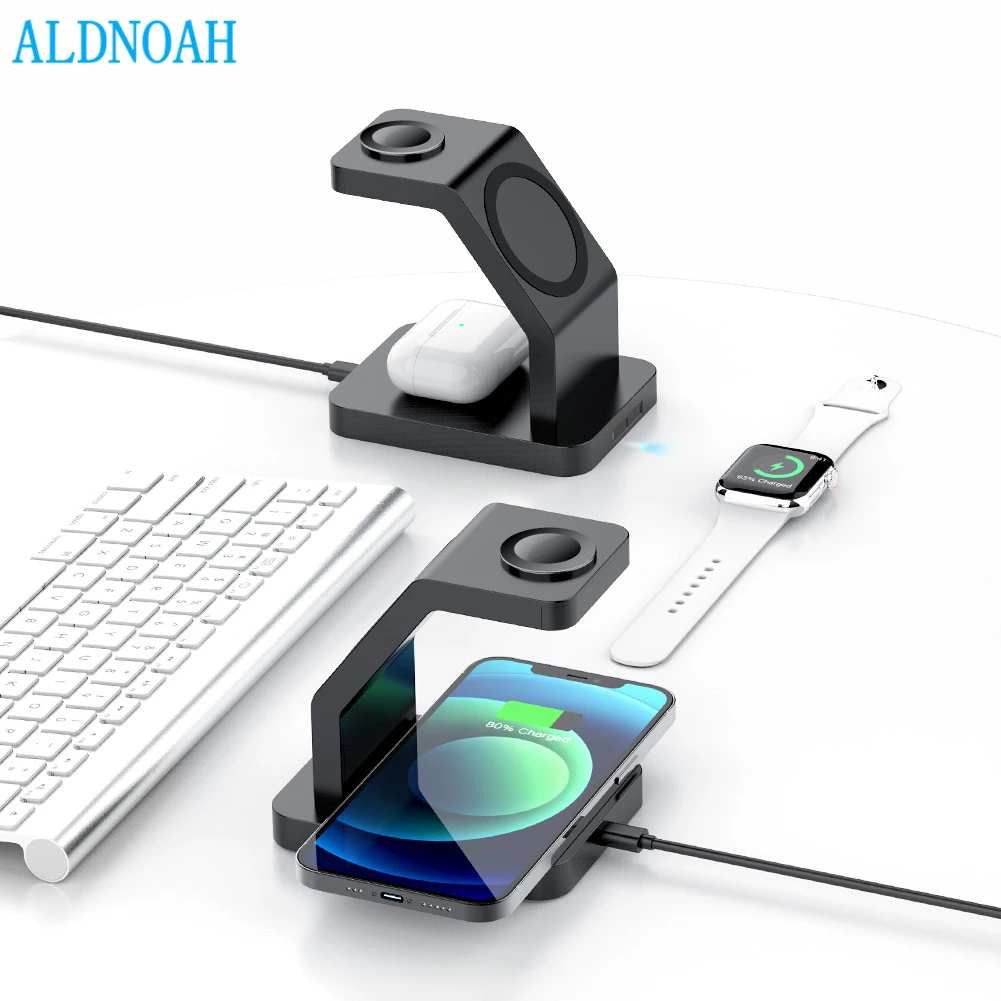 3 in 1 Magnetic Fast Wireless Chargers For Chargers iPhone 13 12 Pro Max Mini Apple Watch 7 6 5 Charging Dock For Airpods Pro
3 in 1 Magnetic Fast Wireless Chargers For Chargers iPhone 13 12 Pro Max Mini Apple Watch 7 6 5 Charging Dock For Airpods Pro