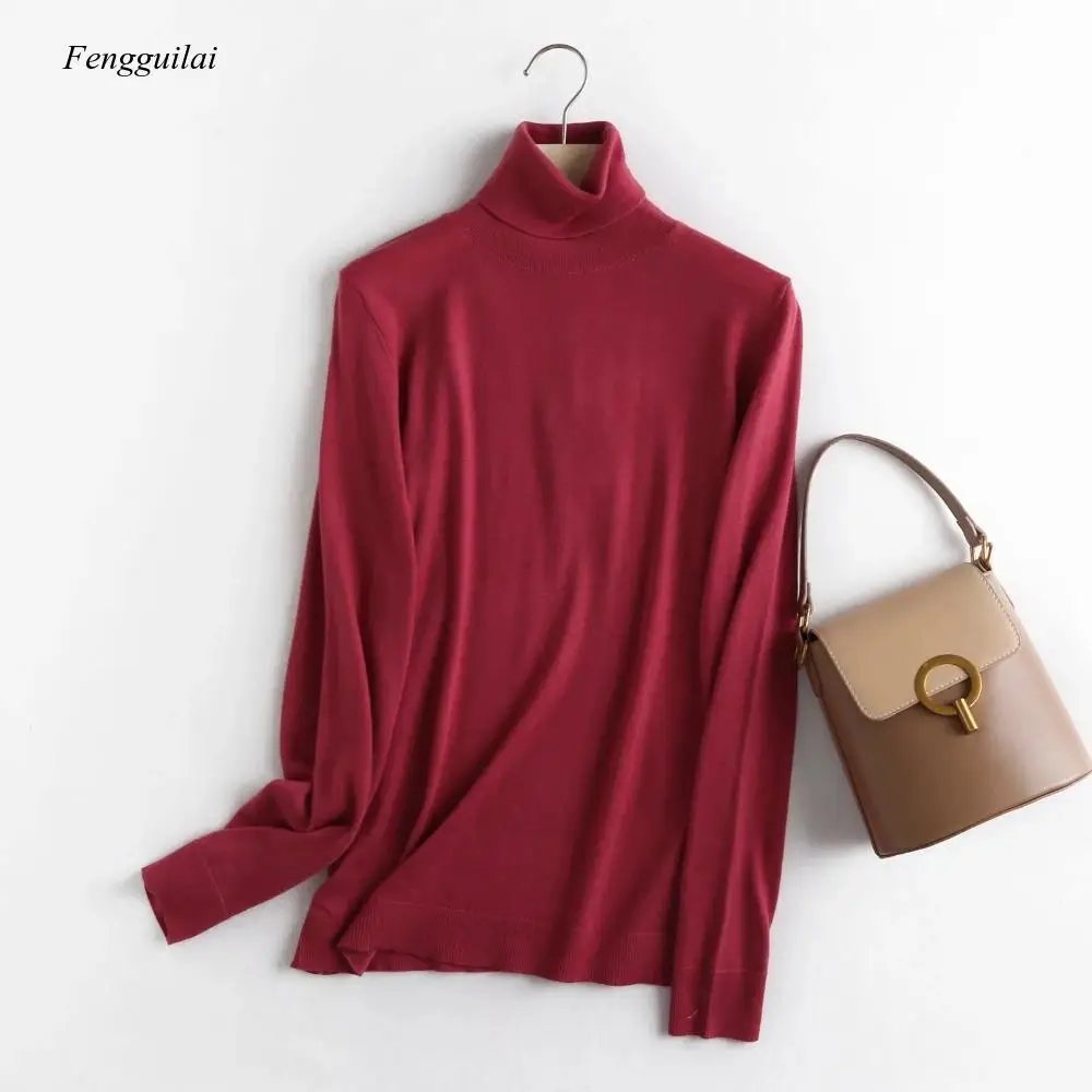 Withered Winter Sweaters Women Pull Femme England Style Fashion Simple Solid Turtleneck Knit Wool Sweaters Women Pullovers Tops
Withered Winter Sweaters Women Pull Femme England Style Fashion Simple Solid Turtleneck Knit Wool Sweaters Women Pullovers Tops