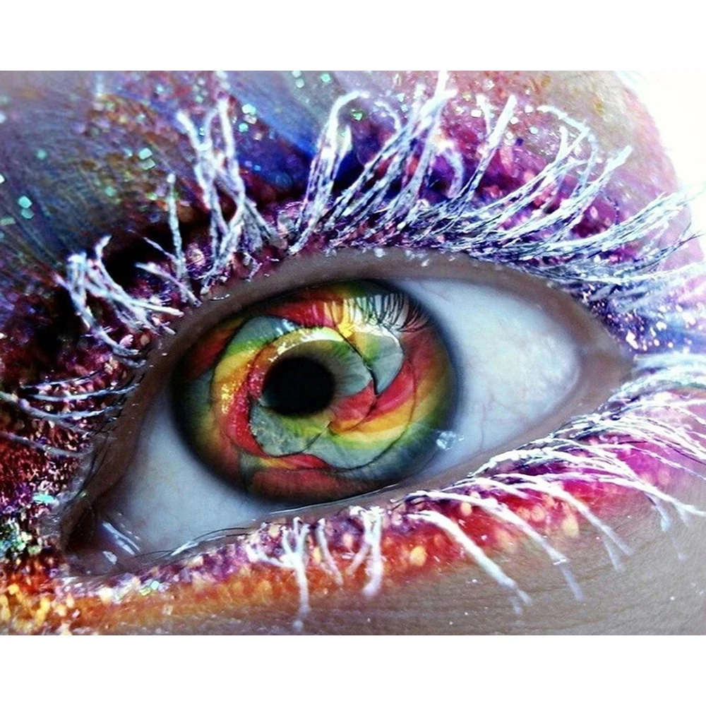 GATYZTORY Full Drill Diamond Painting Colorful Eye Rhinestone Kits Cross Stitch Mosaic Art Handmade Gift Home Wall Decor
GATYZTORY Full Drill Diamond Painting Colorful Eye Rhinestone Kits Cross Stitch Mosaic Art Handmade Gift Home Wall Decor