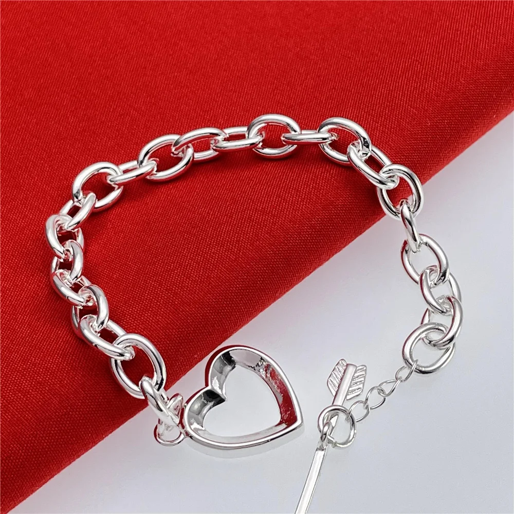 2022 New Products 925 Silver Bracelet Jewelry Ladies Charm Heart Shape Silver Bracelet Wholesale Jewelry
2022 New Products 925 Silver Bracelet Jewelry Ladies Charm Heart Shape Silver Bracelet Wholesale Jewelry