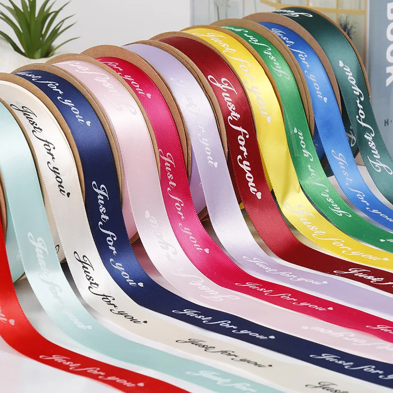 2.5cm Color Gift Packaging Ribbon/Just for you/ Cake Decoration Wedding Layout Baked Fruit Fflower Packaging Ribbon Bandage
2.5cm Color Gift Packaging Ribbon/Just for you/ Cake Decoration Wedding Layout Baked Fruit Fflower Packaging Ribbon Bandage