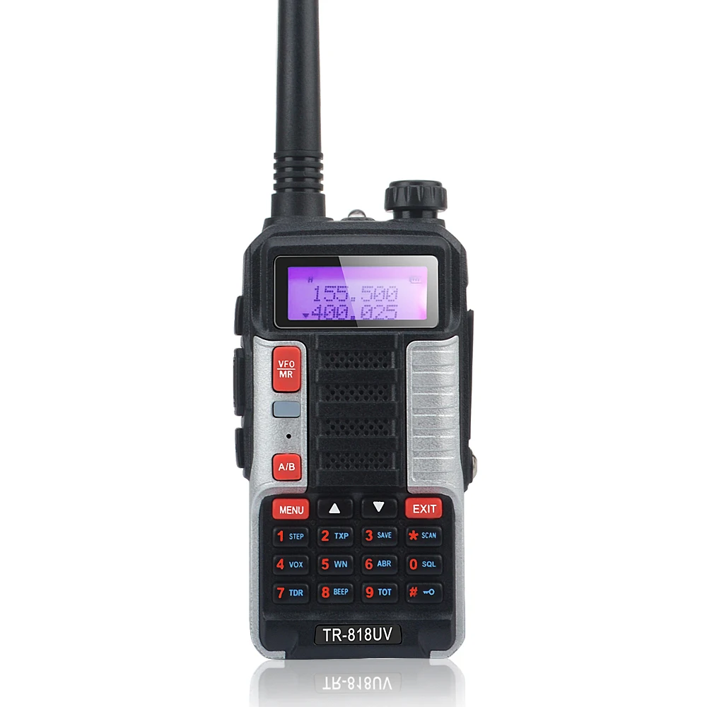 Baofeng walkie talkies TR-818UV двухдиапазонный 8 Вт 128CH 2200 мАч портативный ham FM двухстороннее радио UHF VHF с громкой связью
Baofeng walkie talkies TR-818UV двухдиапазонный 8 Вт 128CH 2200 мАч портативный ham FM двухстороннее радио UHF VHF с громкой связью