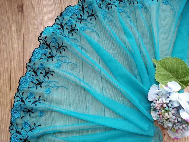 15Yards Lace Trim 24cm Embroidered Fabrics Blue Flower Wide High Quality Craft Sewing Dress Clothing Women's Clothing Hot
15Yards Lace Trim 24cm Embroidered Fabrics Blue Flower Wide High Quality Craft Sewing Dress Clothing Women's Clothing Hot