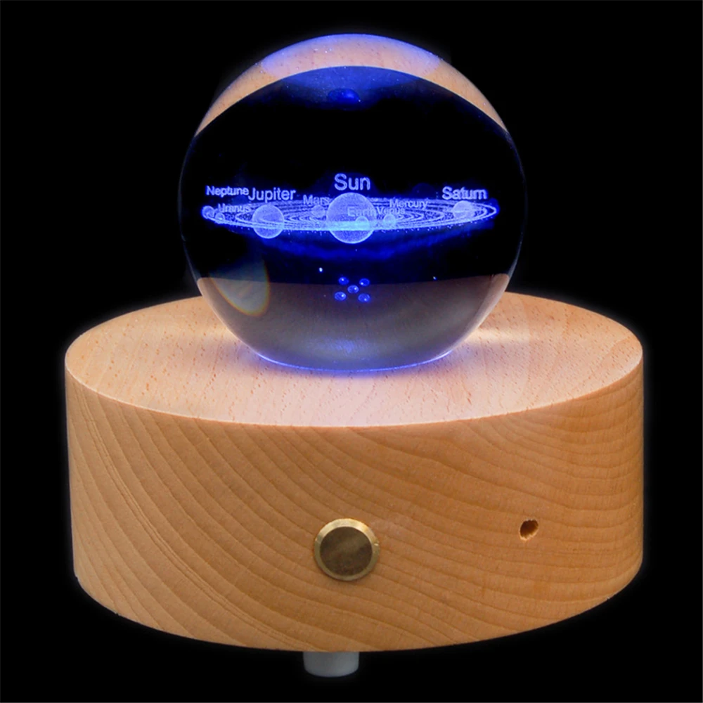 Beech Crystal Ball Bluetooth Music Box Luminous Crystal Music Box Gift Box LED Stuffed With Light to Sleep Teen Room Decoration
Beech Crystal Ball Bluetooth Music Box Luminous Crystal Music Box Gift Box LED Stuffed With Light to Sleep Teen Room Decoration