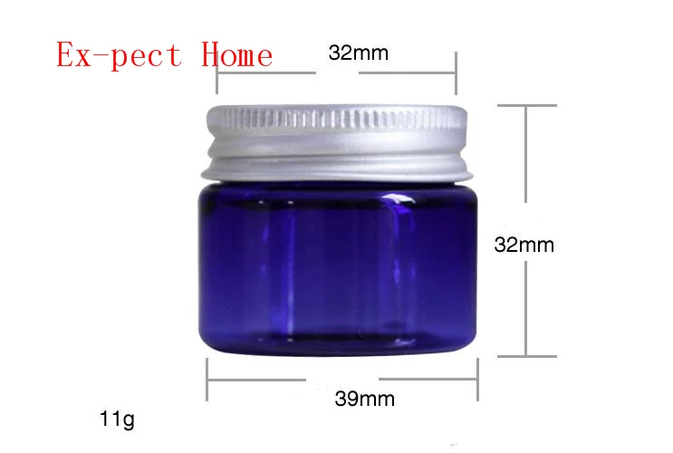 30g Clear Blue Plastic Cream Jar 30ml Small Empty PET Bottle With Aluminum Screw Cap Cosmetic Packaging
30g Clear Blue Plastic Cream Jar 30ml Small Empty PET Bottle With Aluminum Screw Cap Cosmetic Packaging