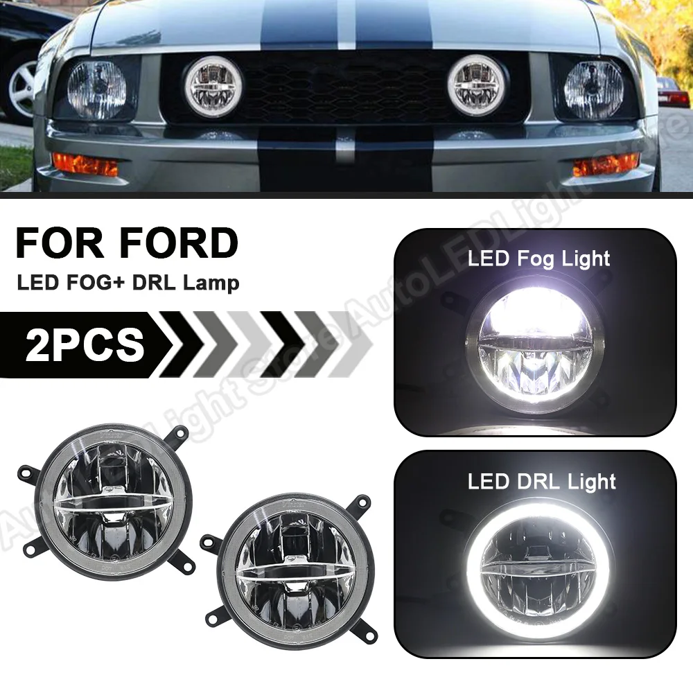 2Pcs For 2005 2006 2007 2008 2009 Ford Mustang GT 2005 2006 2007 2008 2009 LED Bumper Fog Lamp Daytime Running DRL Light
2Pcs For 2005 2006 2007 2008 2009 Ford Mustang GT 2005 2006 2007 2008 2009 LED Bumper Fog Lamp Daytime Running DRL Light