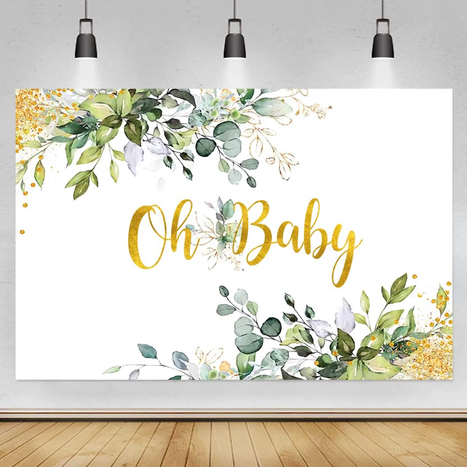 Oh Baby Backdrop for Baby Shower Flower Greenery Background Photography For Boy Girl Newborn Birthday Party Decorations
Oh Baby Backdrop for Baby Shower Flower Greenery Background Photography For Boy Girl Newborn Birthday Party Decorations