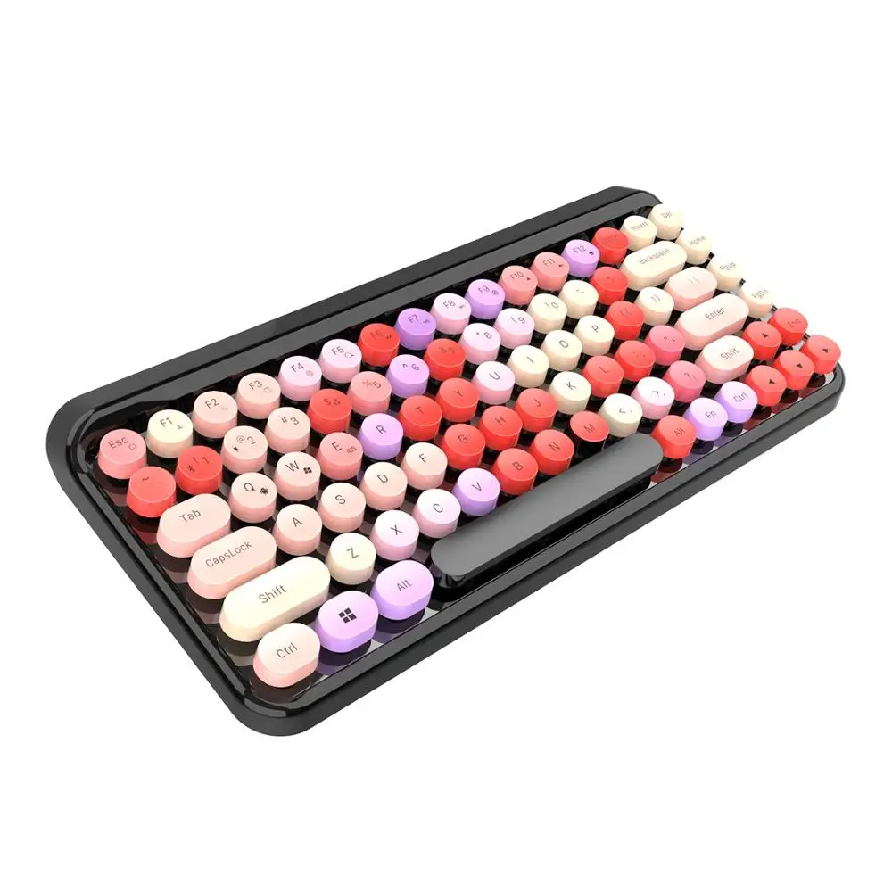 Wireless Bluetooth Punk Keyboard Mute Waterproof Multi-Color Keyboard For Computer Office Home use
Wireless Bluetooth Punk Keyboard Mute Waterproof Multi-Color Keyboard For Computer Office Home use