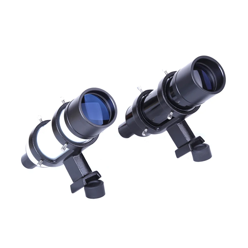 Super 7x50 Optical Finder Scope with Cross Hair Reticle HD Aluminium Body Optical Glass Finderscope for Astronomical Telescopes
Super 7x50 Optical Finder Scope with Cross Hair Reticle HD Aluminium Body Optical Glass Finderscope for Astronomical Telescopes