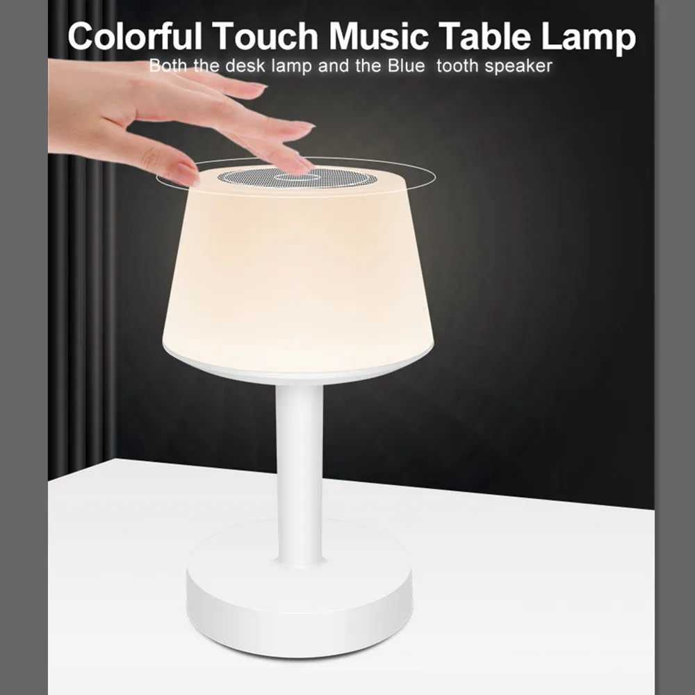 USB Rechargeable 256 Colors Touch Music Table Lamp Wireless Bluetooth Speaker Holiday Valentine's Day Gift
USB Rechargeable 256 Colors Touch Music Table Lamp Wireless Bluetooth Speaker Holiday Valentine's Day Gift
