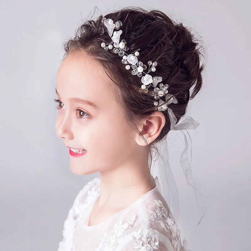 Children's Headwear White Flower Wreath Hair Accessories Princess Headband Dance Korean Performance Headband Headband
Children's Headwear White Flower Wreath Hair Accessories Princess Headband Dance Korean Performance Headband Headband