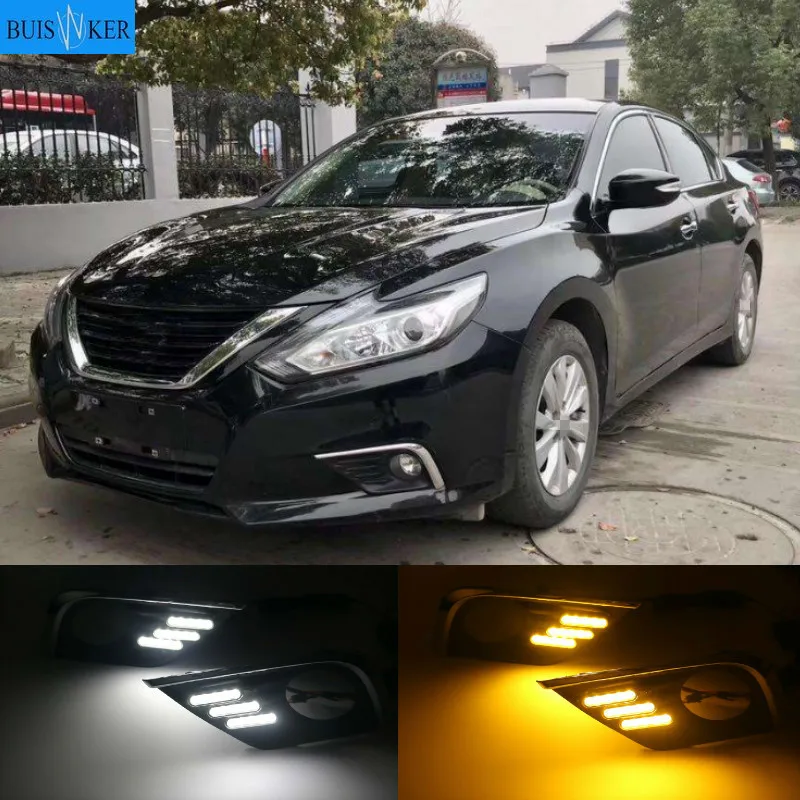 2PCS LED Daytime Running Light Waterproof Car LED DRL fog Lamp with Turn Signal style Relay For Nissan Altima Teana 2017 2018
2PCS LED Daytime Running Light Waterproof Car LED DRL fog Lamp with Turn Signal style Relay For Nissan Altima Teana 2017 2018