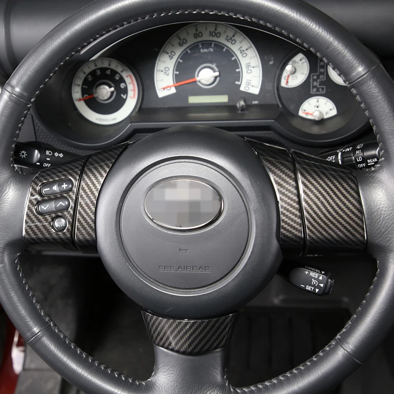 Накладка на руль для Toyota FJ Cruiser 2007-2021, кнопки управления, защитные аксессуары для рулевого колеса из АБС-пластика
Накладка на руль для Toyota FJ Cruiser 2007-2021, кнопки управления, защитные аксессуары для рулевого колеса из АБС-пластика