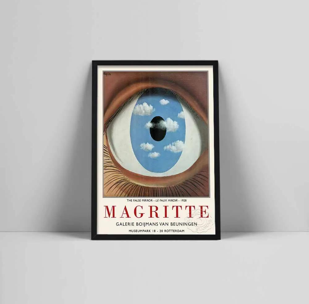 Rene Magritte Famous Abstract Eye Canvas Painting The False Mirror Posters and Print Wall Art Picture for Living Room Home Decor
Rene Magritte Famous Abstract Eye Canvas Painting The False Mirror Posters and Print Wall Art Picture for Living Room Home Decor