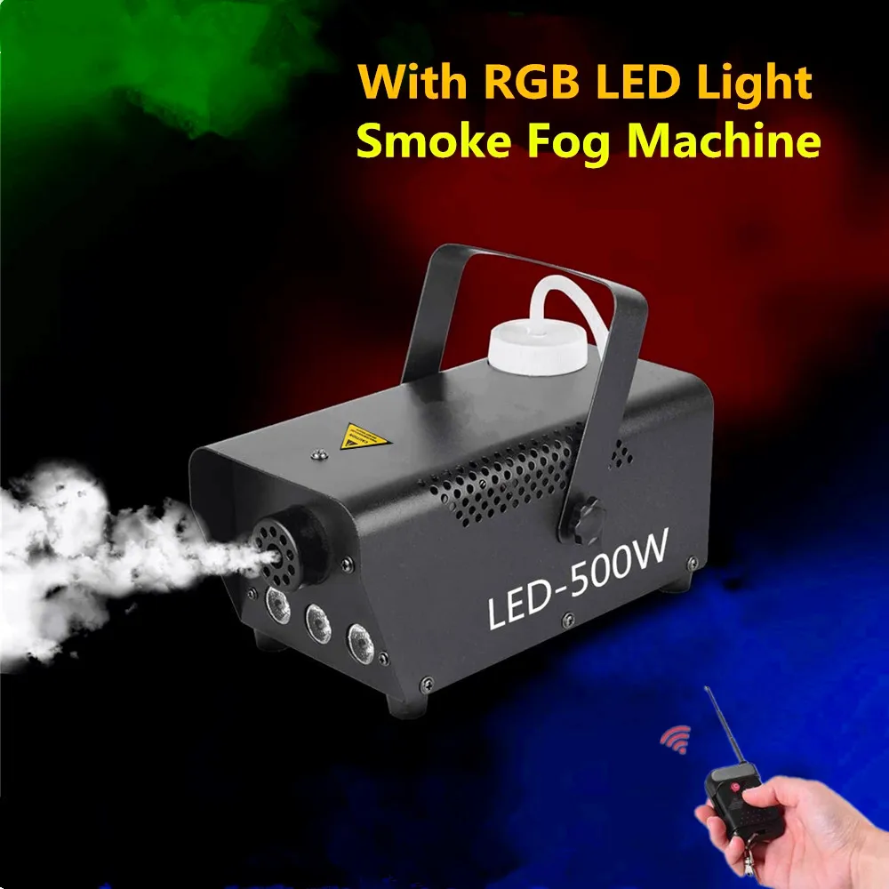 Fog Machine With RGB LED Light, LED Smoke Machine with Wireless and Wired Remote Control for Home Party Stage Effects DJ Fogger
Fog Machine With RGB LED Light, LED Smoke Machine with Wireless and Wired Remote Control for Home Party Stage Effects DJ Fogger