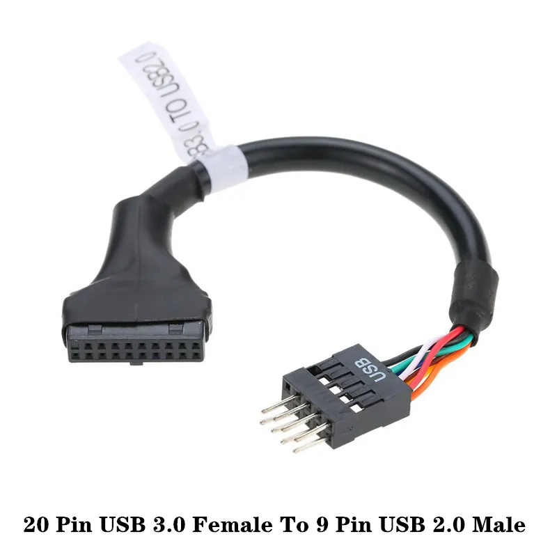 Motherboard Internal USB 2.0 9pin to USB 3.0 20pin Adapter Cable,Mainboard USB 3.0 20 pin Header to USB 2.0 9 pin Bridge Cable
Motherboard Internal USB 2.0 9pin to USB 3.0 20pin Adapter Cable,Mainboard USB 3.0 20 pin Header to USB 2.0 9 pin Bridge Cable