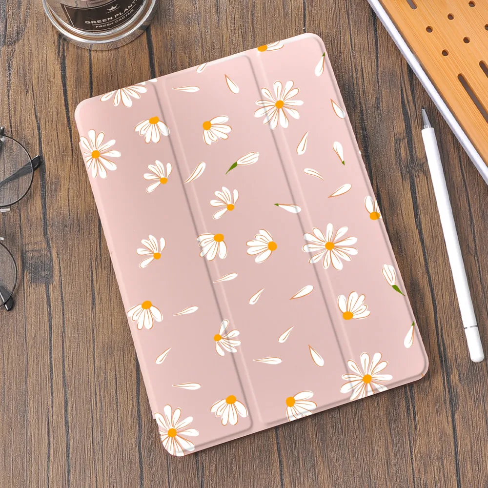 Чехол для iPad с милыми ромашками и цветами для iPad 8-го поколения, чехол Pro 12,9 2020 Mini 5, силиконовый чехол 10,2, 7 Pro 11, Чехол Air 4, Чехол Air 2 10,5 6-го поколе...
Чехол для iPad с милыми ромашками и цветами для iPad 8-го поколения, чехол Pro 12,9 2020 Mini 5, силиконовый чехол 10,2, 7 Pro 11, Чехол Air 4, Чехол Air 2 10,5 6-го поколе...