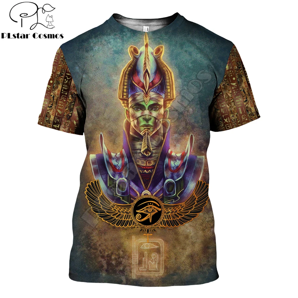 Summer Cool Hipster Men t-shirt Osiris God And Eye Of Horus 3D Printed Harajuku Short sleeve T shirt Unisex Casual tops TX216
Summer Cool Hipster Men t-shirt Osiris God And Eye Of Horus 3D Printed Harajuku Short sleeve T shirt Unisex Casual tops TX216