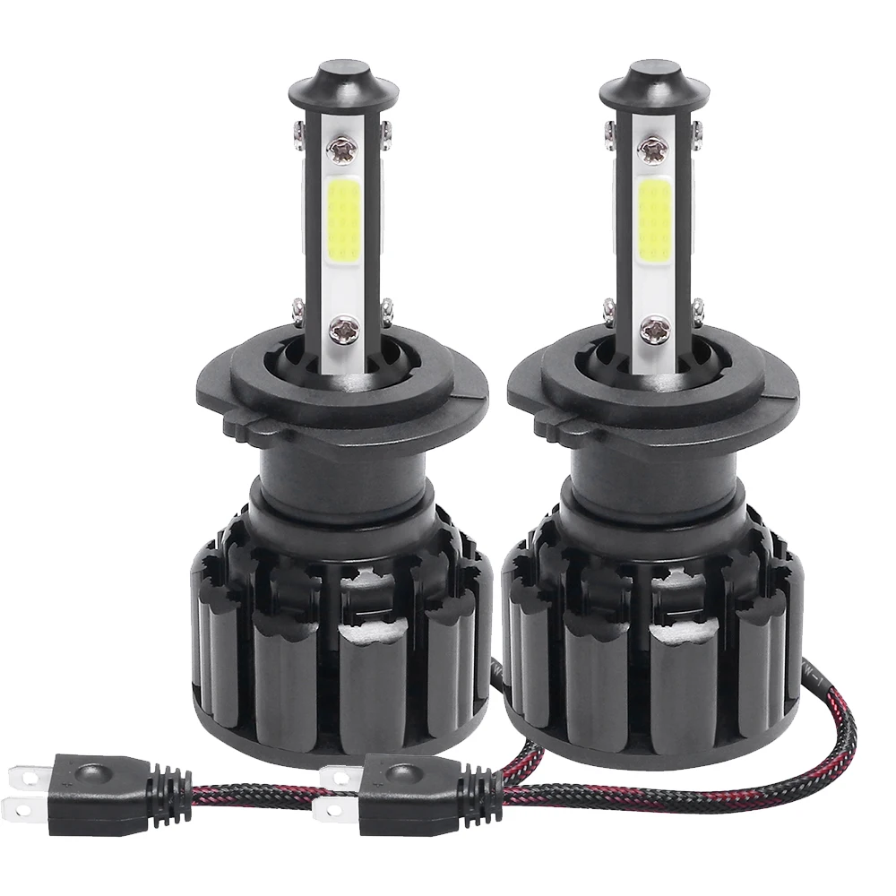 2PCS New 4 Sides COB LED 6500K H11 H4 H7 H8 9005 9006 Car LED Headlight Bulbs Auto Led HB3 HB4 Headlamps 12V Turbo Fog Lights
2PCS New 4 Sides COB LED 6500K H11 H4 H7 H8 9005 9006 Car LED Headlight Bulbs Auto Led HB3 HB4 Headlamps 12V Turbo Fog Lights