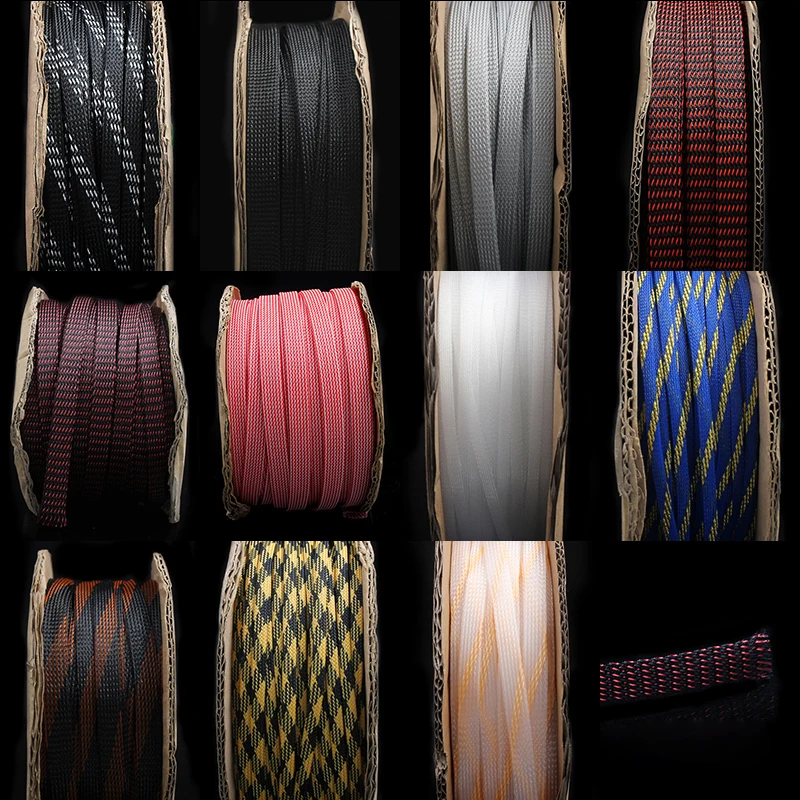 5M Red/black HIFI Power Audio Cable Sleeving Braided PET Copper Shield 16mm tube sleeves
5M Red/black HIFI Power Audio Cable Sleeving Braided PET Copper Shield 16mm tube sleeves