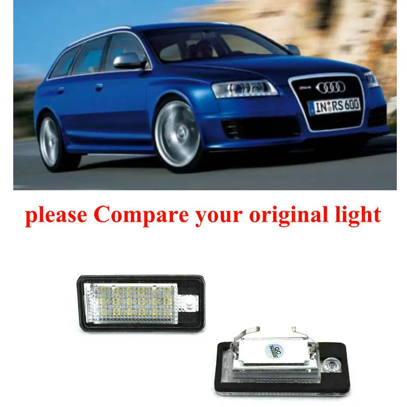Car Accessories Special Car License Plate Lamp For audi rs6 plus avant 2008 2009 car products canbus error free
Car Accessories Special Car License Plate Lamp For audi rs6 plus avant 2008 2009 car products canbus error free