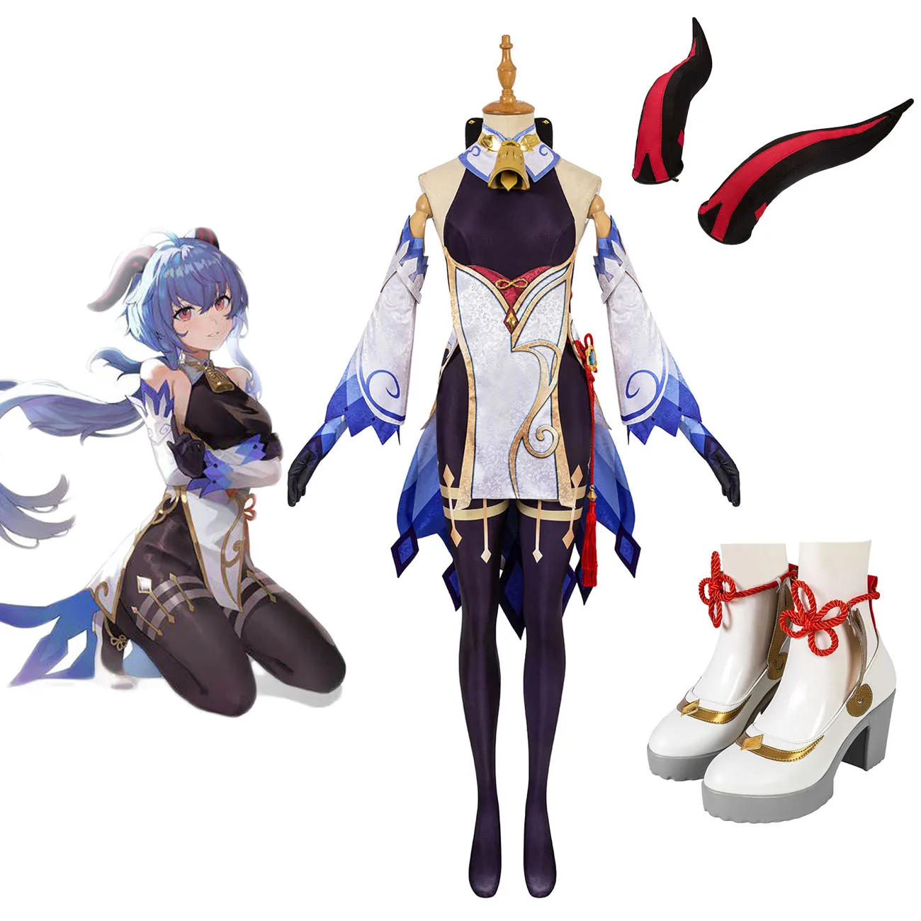 Hot Game Genshin Impact Ganyu Cosplay Costume Ganyu Sexy Dress Women Performance Outfit Props Custom Made
Hot Game Genshin Impact Ganyu Cosplay Costume Ganyu Sexy Dress Women Performance Outfit Props Custom Made