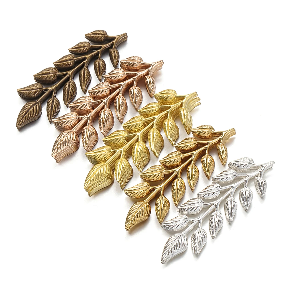 20pcs/lot 19x64mm Copper Leaf Leaf Branch Charm Cabochon Connectors For Jewelry Making DIY Handmade Hair Accessories Components
20pcs/lot 19x64mm Copper Leaf Leaf Branch Charm Cabochon Connectors For Jewelry Making DIY Handmade Hair Accessories Components