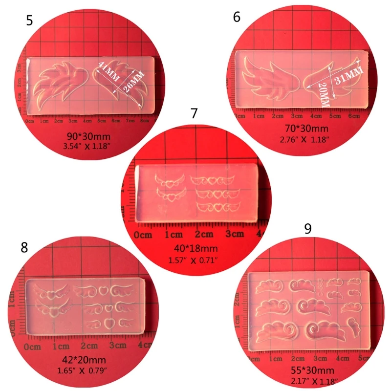 3D Angel Wing Mold Nails Art Carving Mold for DIY Nail Art Decorations
3D Angel Wing Mold Nails Art Carving Mold for DIY Nail Art Decorations