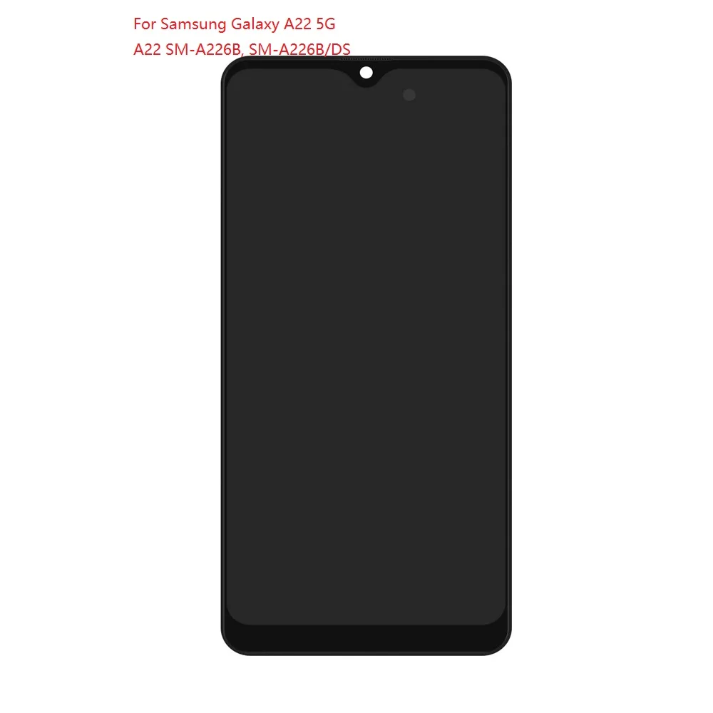 Для Samsung Galaxy A22 5G LCD с рамкой дисплей сенсорный экран дигитайзер в сборе для samsung A22 SM-A226B, SM-A226B/DS дисплей
Для Samsung Galaxy A22 5G LCD с рамкой дисплей сенсорный экран дигитайзер в сборе для samsung A22 SM-A226B, SM-A226B/DS дисплей