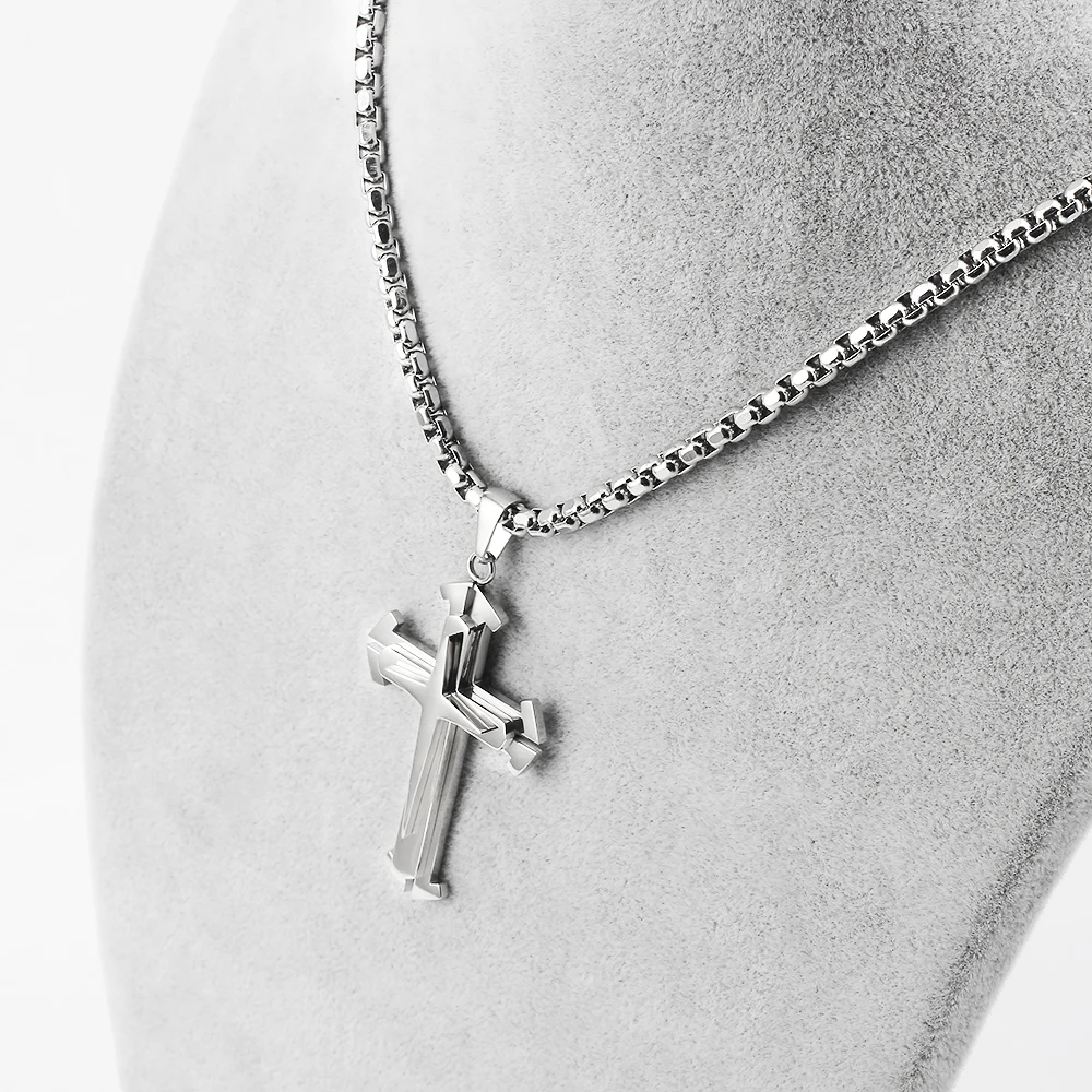 For Mens Womens Trendy Religious Cross Pendant Necklaces DIY Jewelry Box Chain 316L Long Choker Square Pearl Chains Accessories
For Mens Womens Trendy Religious Cross Pendant Necklaces DIY Jewelry Box Chain 316L Long Choker Square Pearl Chains Accessories