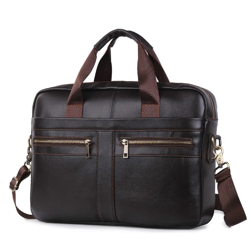 New Genuine Leather Men's Briefcase 14 Inch Laptop Crossbody Handbag Cowhide Large Capacity Men Business Shoulder Messenger Bag
New Genuine Leather Men's Briefcase 14 Inch Laptop Crossbody Handbag Cowhide Large Capacity Men Business Shoulder Messenger Bag