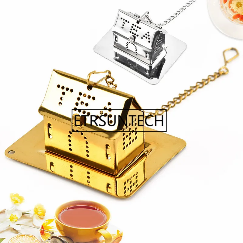 100 шт из нержавеющей стали в форме дома чайная Ручка фильтра фильтр чайных листьев кофе травы сито для приправ заварки чая
100 шт из нержавеющей стали в форме дома чайная Ручка фильтра фильтр чайных листьев кофе травы сито для приправ заварки чая