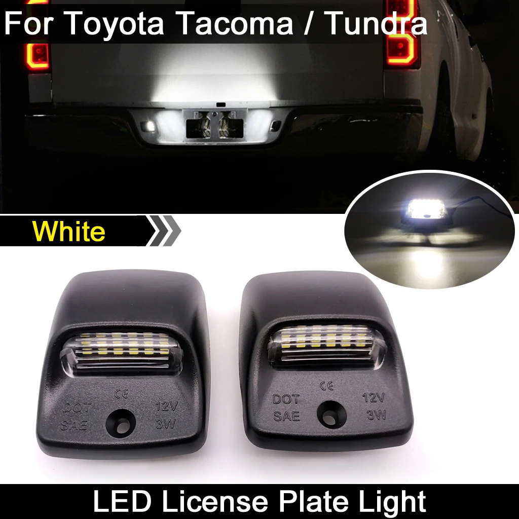 2 шт. для Toyota Tacoma 2005-2015 Tundra 2000-2013 высокая яркость белый светодиодный светильник номерного знака лампа номерного знака
2 шт. для Toyota Tacoma 2005-2015 Tundra 2000-2013 высокая яркость белый светодиодный светильник номерного знака лампа номерного знака