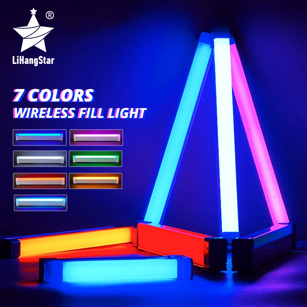 Handheld LED Fill Light Colorful Atmosphere Video Light Rechargeable Selfie Photography Light Bedroom Live Lighting Night Light
Handheld LED Fill Light Colorful Atmosphere Video Light Rechargeable Selfie Photography Light Bedroom Live Lighting Night Light