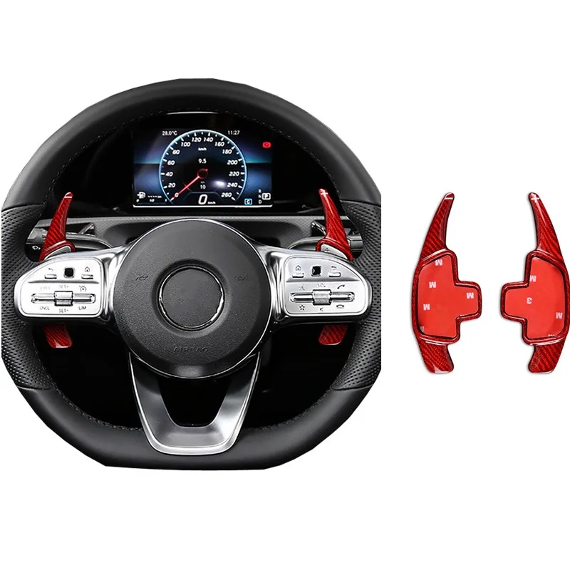 Carbon Fiber Car Steering Wheel Shift Paddle Shifter Cover Fit For Mercedes Benz AMG GLA45 SL63 A45 C63 E63 S65 CLS6 W176 GLE
Carbon Fiber Car Steering Wheel Shift Paddle Shifter Cover Fit For Mercedes Benz AMG GLA45 SL63 A45 C63 E63 S65 CLS6 W176 GLE