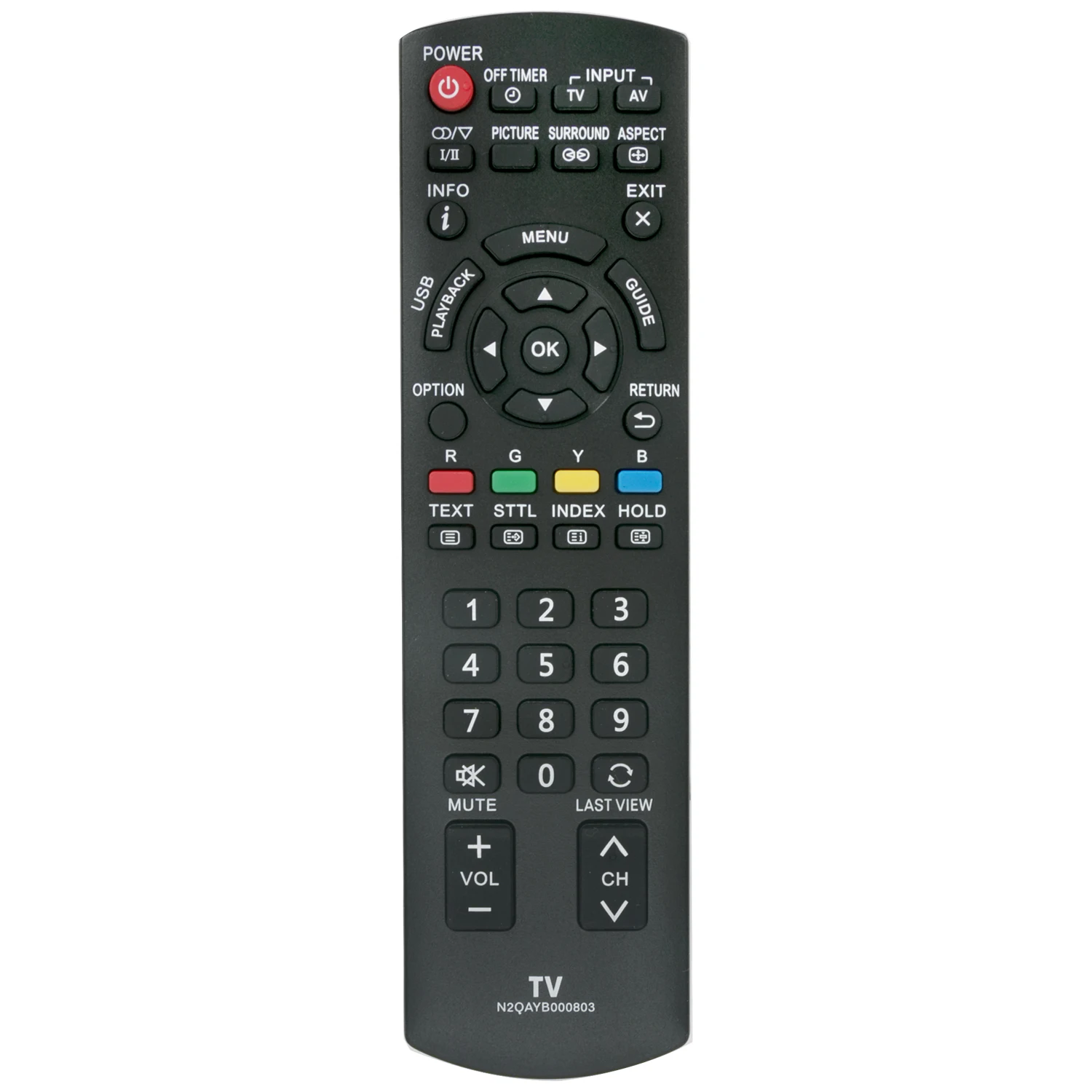 New N2QAYB000803 Replaced Remote Control fit for PANASONIC TV TH-L39EM5A TH-L32XM5A
New N2QAYB000803 Replaced Remote Control fit for PANASONIC TV TH-L39EM5A TH-L32XM5A