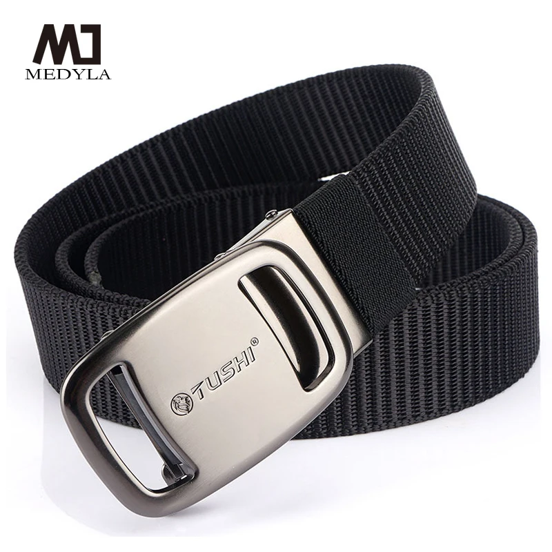 MEDYLA Men's Belt Fashion Alloy Automatic Buckle High Quality Nylon Belt Outdoor Leisure Ventilation Belt BLL8006
MEDYLA Men's Belt Fashion Alloy Automatic Buckle High Quality Nylon Belt Outdoor Leisure Ventilation Belt BLL8006