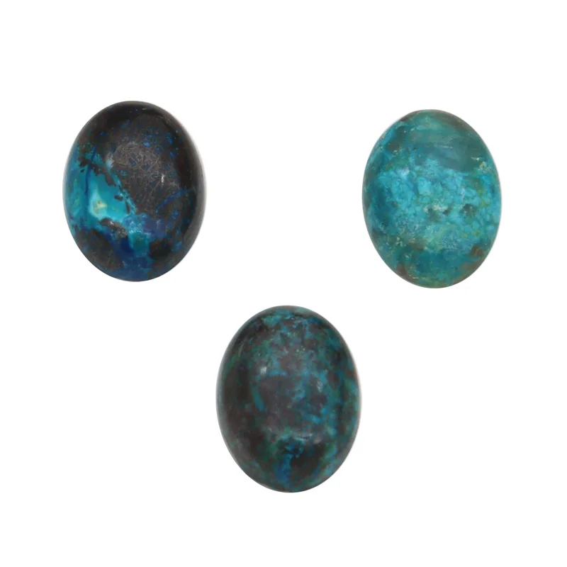 5pcs Chrysocolla Cabochons Cab Oval Shape Natural Stone Gem 3x5-13x18mm For Jewelry Making Rings Earings DIY Pendant Craft
5pcs Chrysocolla Cabochons Cab Oval Shape Natural Stone Gem 3x5-13x18mm For Jewelry Making Rings Earings DIY Pendant Craft