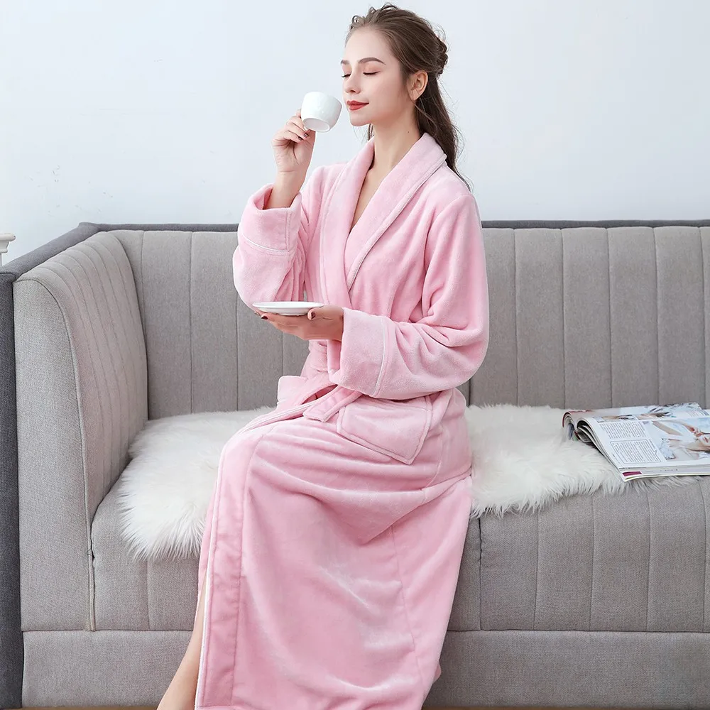 Oversize 3XL Women Flannel Kimono Robe Gown New Coral Fleece Bathrobe Thicken Sleepwear Winter Nightgown Nightwear Lingerie
Oversize 3XL Women Flannel Kimono Robe Gown New Coral Fleece Bathrobe Thicken Sleepwear Winter Nightgown Nightwear Lingerie