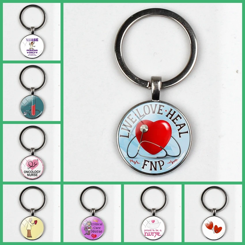 2020 New Fashion 4 Color Home Nurse Stethoscope Syringe Image Glass Dome Keychain Men and Women Car Charm DIY Gift
2020 New Fashion 4 Color Home Nurse Stethoscope Syringe Image Glass Dome Keychain Men and Women Car Charm DIY Gift