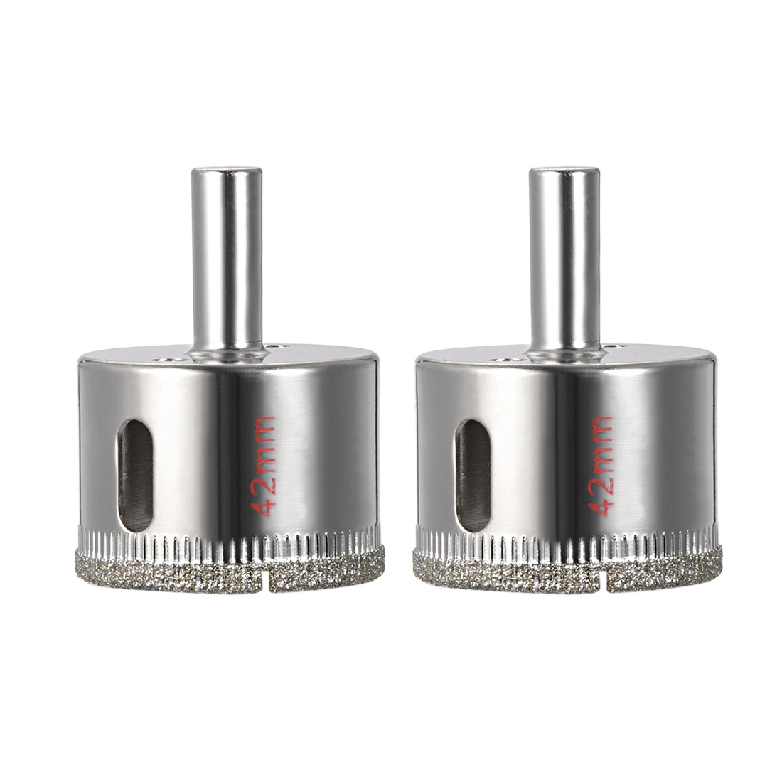 uxcell 2 Pcs 42mm Diamond Grit Hole Saw Drill Bit for Glass Ceramics Porcelain Ceramic Tile
uxcell 2 Pcs 42mm Diamond Grit Hole Saw Drill Bit for Glass Ceramics Porcelain Ceramic Tile