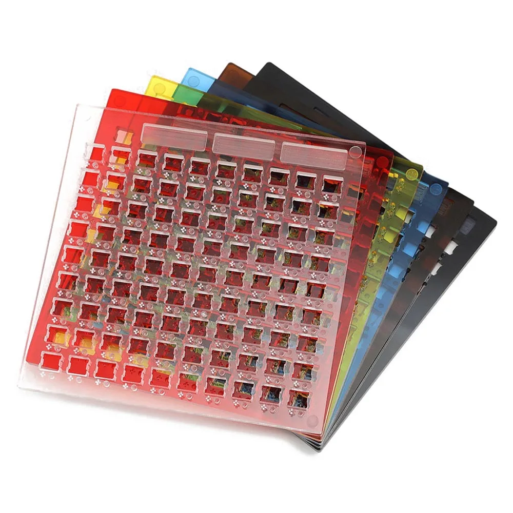 Colorful Mechnical Gaming Keyboard Switches Maintenance Oiling Plate Acylic 90 Switches With Spring And Stem Holders Oli Board
Colorful Mechnical Gaming Keyboard Switches Maintenance Oiling Plate Acylic 90 Switches With Spring And Stem Holders Oli Board