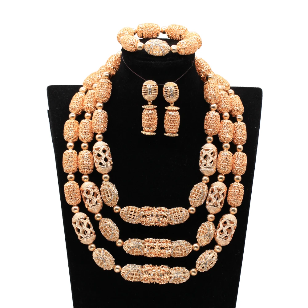 Indian African Wedding Jewelry Gifts Dubai Gold Jewelry Sets For Women Bridal Luxury Necklace Earrings Bracelet Set ABG047
Indian African Wedding Jewelry Gifts Dubai Gold Jewelry Sets For Women Bridal Luxury Necklace Earrings Bracelet Set ABG047